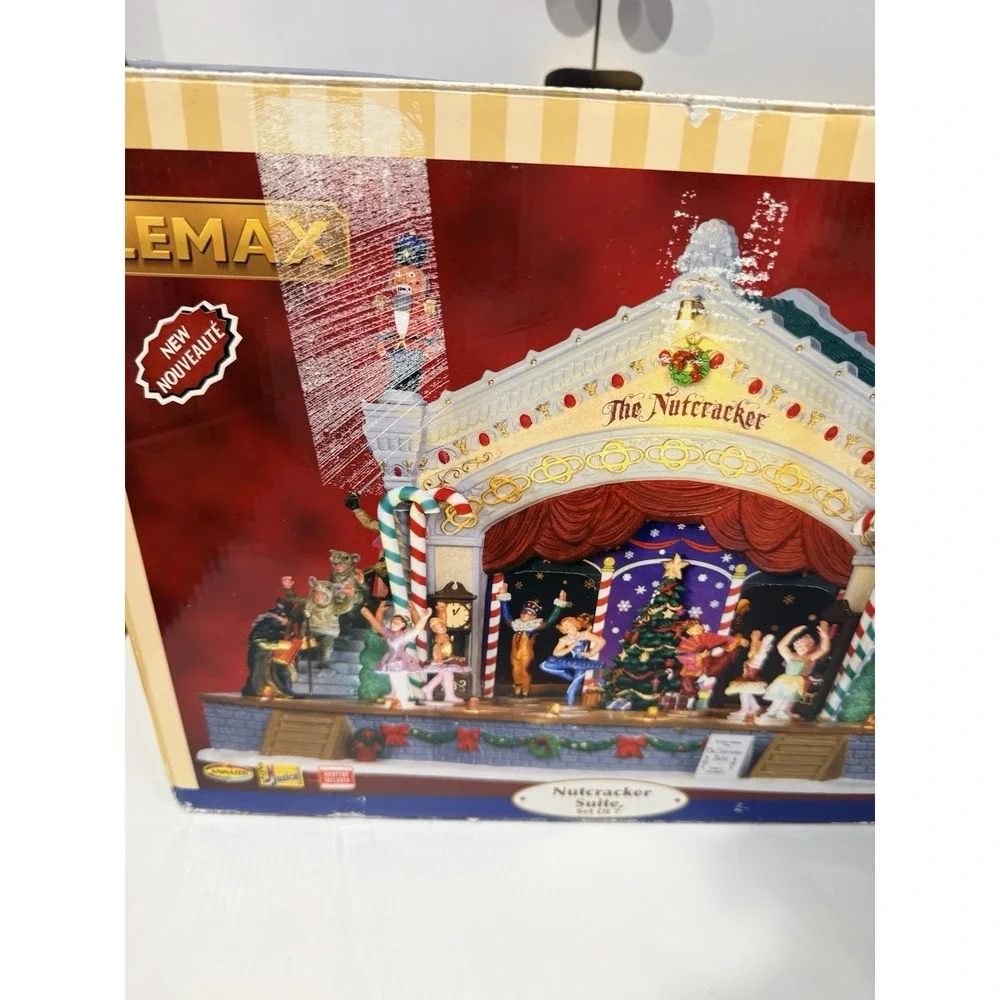 Lemax Nutcracker Suite Music Lighted Animated Christmas Village‎ READ!!